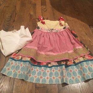 Little girl jumper dress